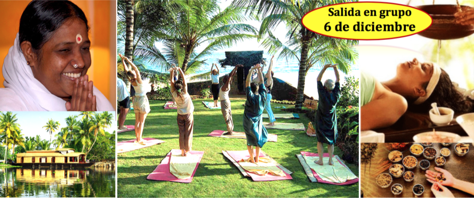 India: Yoga, Ashram de Amma, Ayurveda